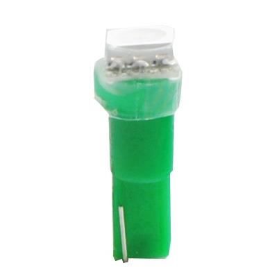 10 ampoules vert LED T5 W2x4.6d 12V 0,24W 1xSMD5050
