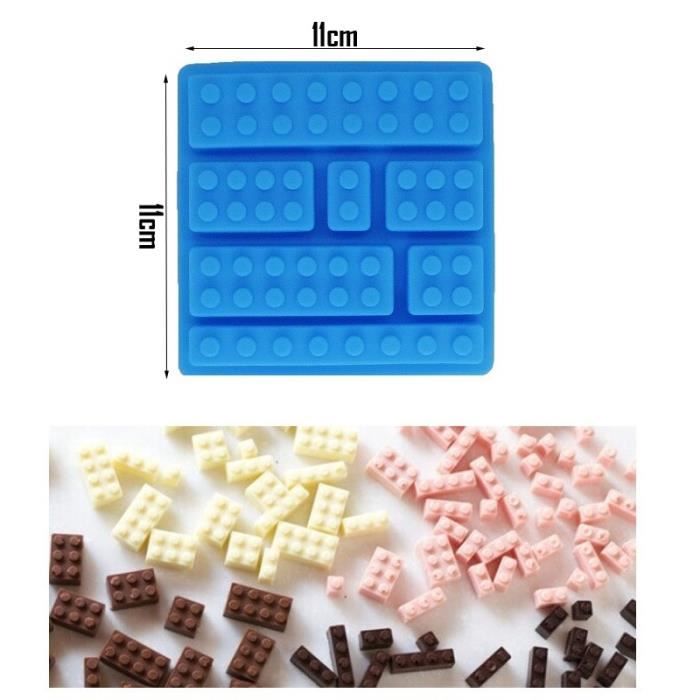 Lego moule Silicone Mini figurine Robot Outils de gâteau en forme de trou moule plateau de Cube de glace moule pour gâteau - Type 4