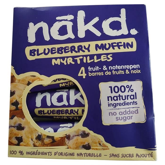 Barre de fruits noix aux myrtilles La boîte de 4240g 16