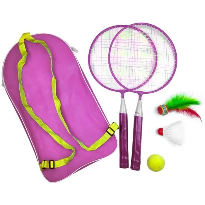 1 Set Badminton Enfants Raquette Badminton Set, Sports de Plein air Loisirs Jouets Enfants Jouer Jouet Jouet pour Badminton Débutant