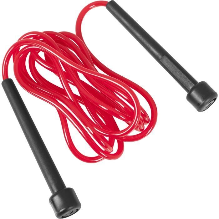 Gorilla Sports - Corde à sauter haute vitesse - Coloris : Rouge, Bleu, Jaune, Turquoise - ROUGE