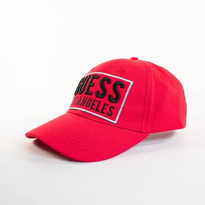 Guess - Casquette Guess rouge