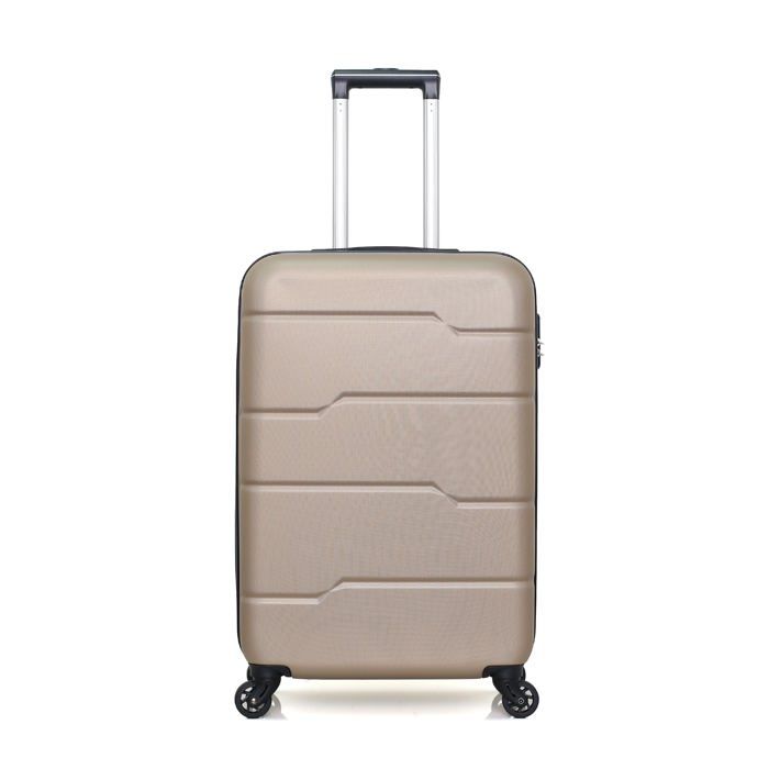 HERO – VALISE WEEK-END - ABS – 65cm – 4 roues – PAMIR – BEIGE