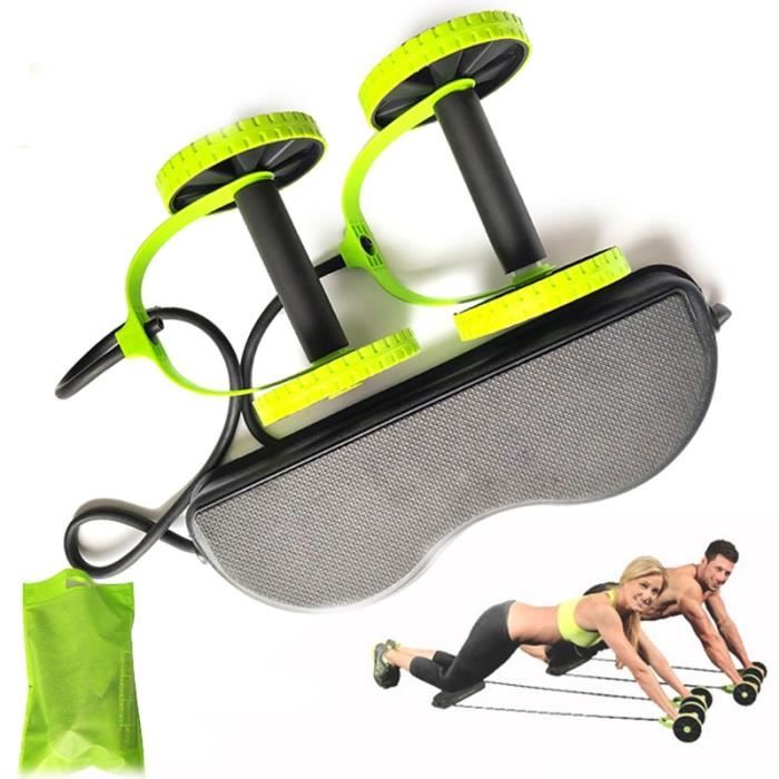 AB Roues Rouleau Stretch Résistance Élastique Abdominale Tirez la Corde Outil pour l'exercice de l'entraîneur musculaire abdominal v