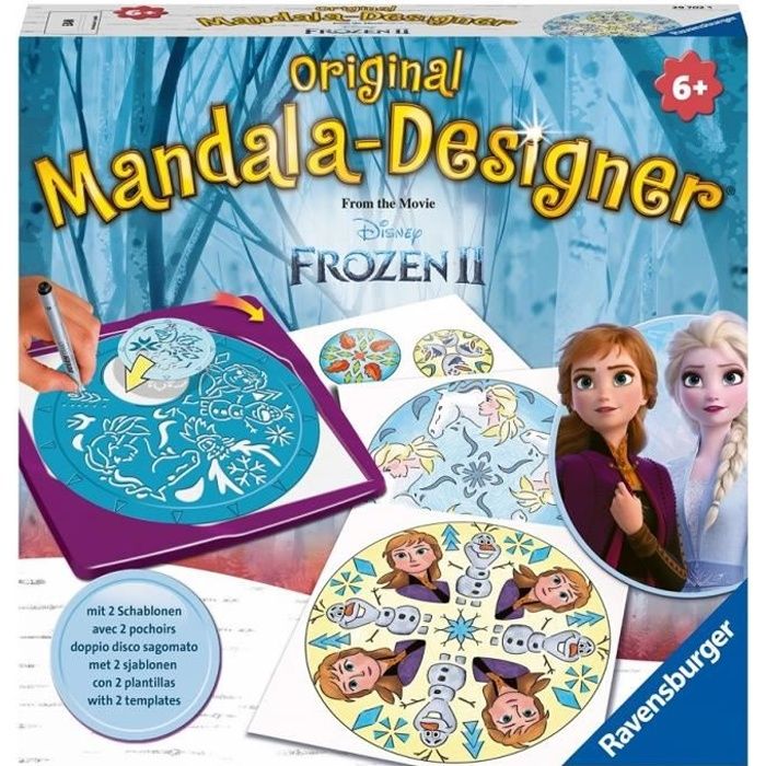 Mandala - midi - Disney La Reine des Neiges 2