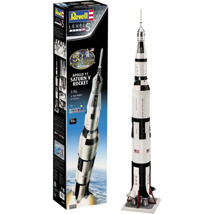 Apollo 10 1/2 : Les Fusées De Mon Enfance REVELL Maquette Espace Apollo 11 "Saturn V" Fusée 03704 Coffret cadeau