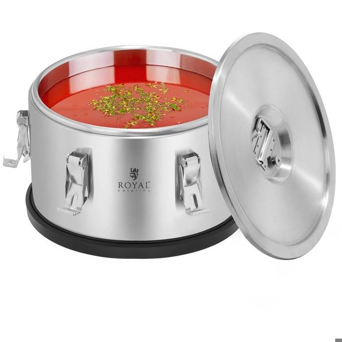 Conteneur Isotherme Thermobox Acier Inox 10 Litres Empilable Isolation Thermique