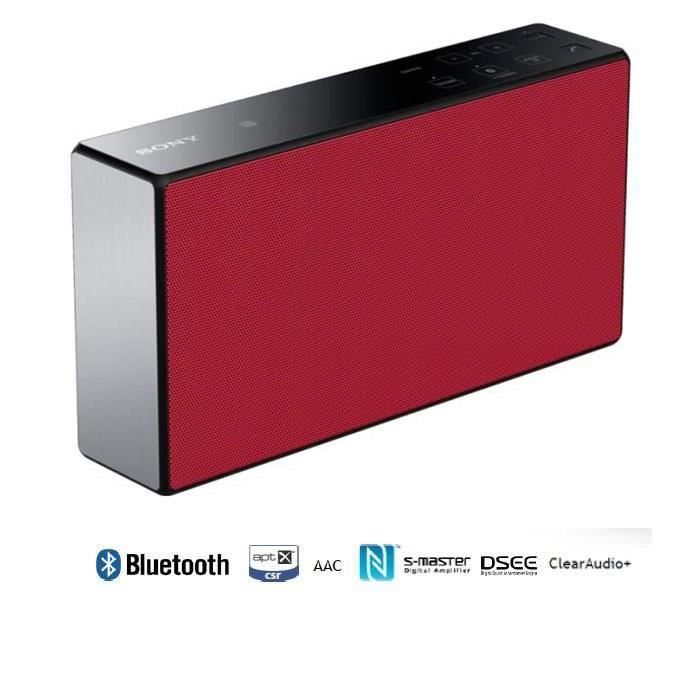 SONY SRS-X5 rouge Enceinte bluetooth portable - aptX NFC