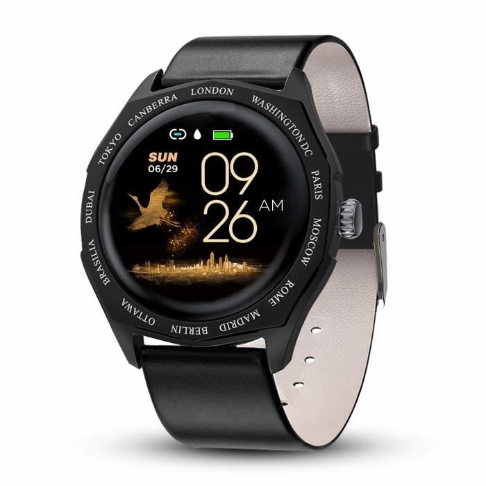 Montre Femmes Homme Sport Bracelet Connecté Étanche Bluetooth Montre Intelligente Cardiofréquencemètre Podomètre Calorie Fitness