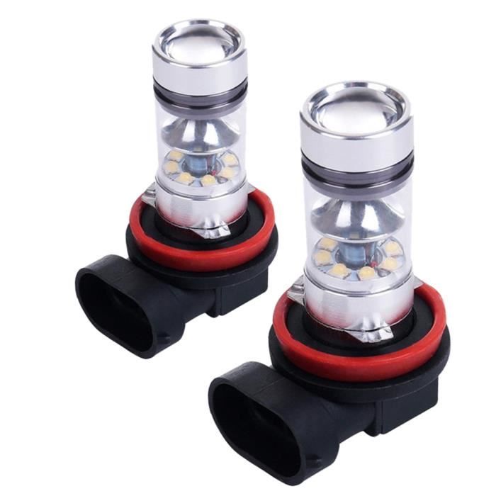 2 pièces H11 ampoule antibrouillard ampoules LED