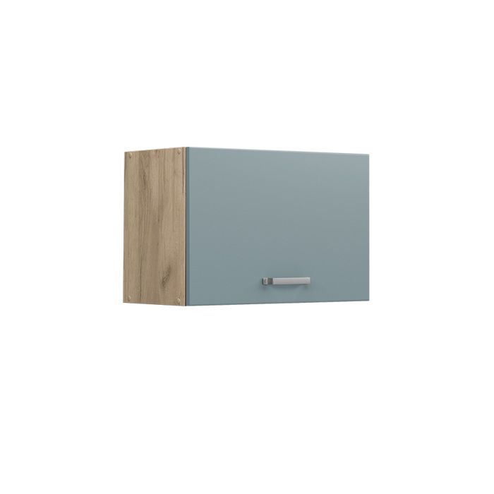 Elément haut de cuisine R-Line 60cm Plat Bleu-gris/Chêne de force doré Vicco 41111