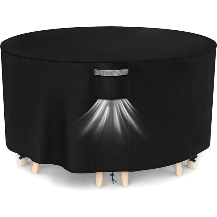 AUWUUA Housses Salon De Jardin Exterieur Imperméable 145x90x110cm