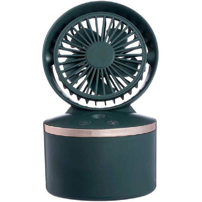 Ventilateur brumisateur Moreoustitory avec humidificateur rechargeable par USB pour la maison et le bureau mini ventilateur de - Rwoythk