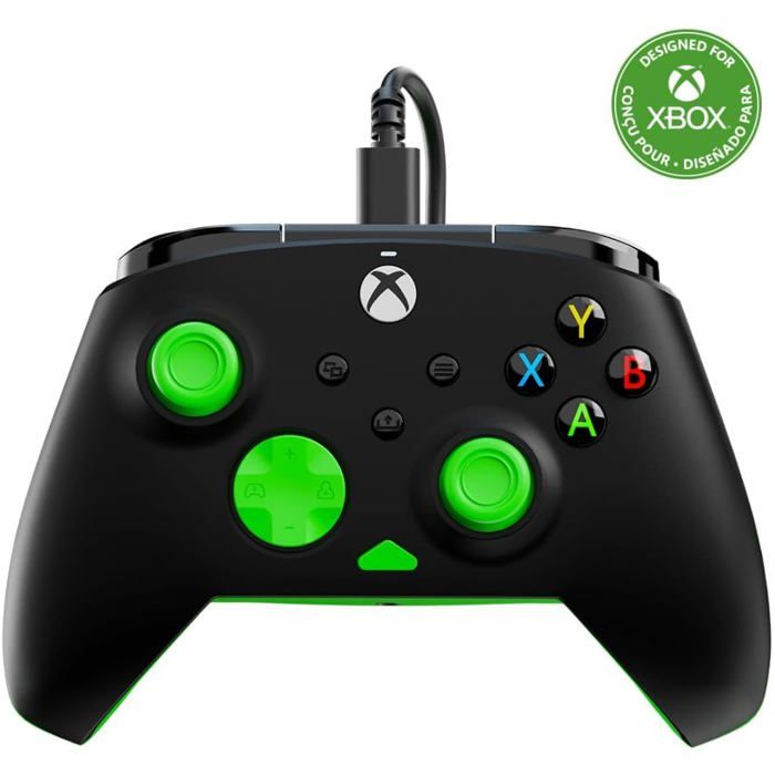 Manette de jeu - TURTLE BEACH - Rematch Core - Filaire - Noir/Vert - Xbox/PC