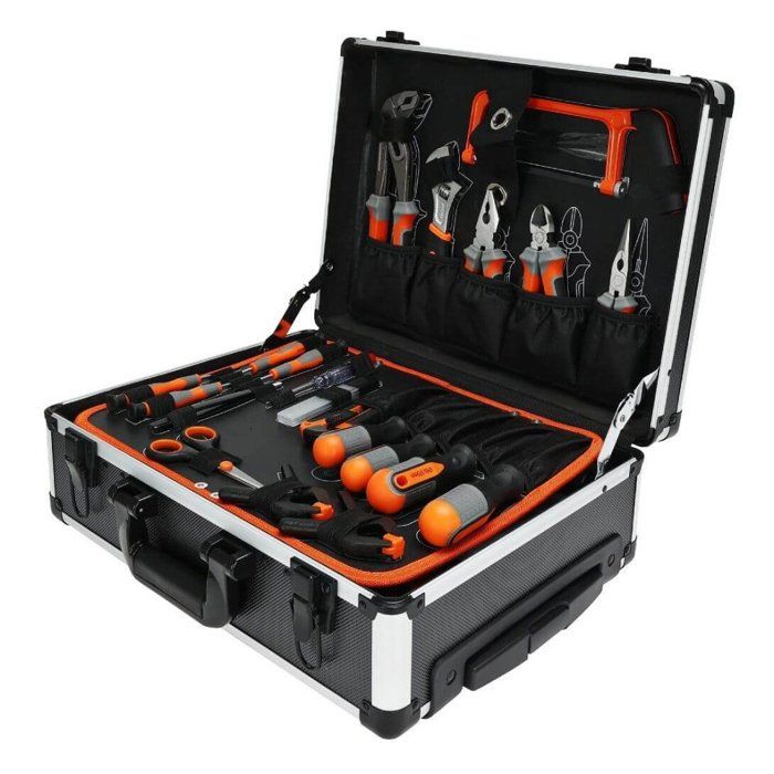 FX TOOLS Set doutils dans une valise sur roulettes 88 pcs HARDEN KO-CY8901400
