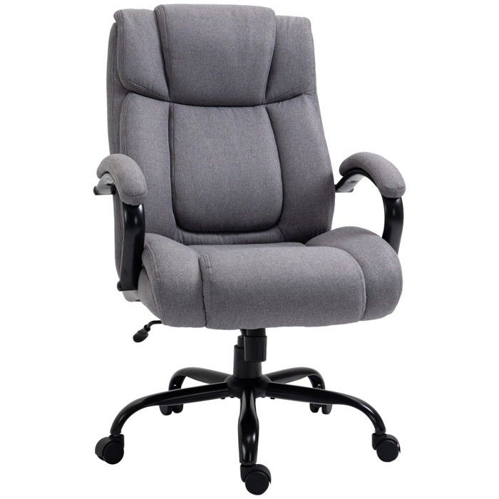 Chaise de Bureau Pivotante avec Fonction Bascule Chaise de Jeu Ergonomique à Rembourrage Épais Capacité de Charge 220 kg Chaise de Bureau Pivotante avec Fonction Bascule Chaise de Jeu Ergonomique à Rembourrage Épais Capacité de Charge 220 kg