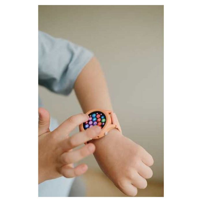 Montre connectee K-Watch corail - KIDYWOLF - Rose - Plastique / Métal / Tissu - Dès 5 ans Montre connectee K-Watch corail - KIDYWOLF - Rose - Plastique / Métal / Tissu - Dès 5 ans