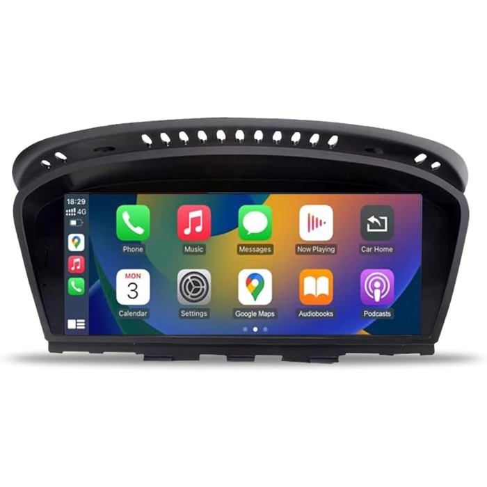 Autoradio Ninetom 89 Pouces CarPlay/Android Auto GPS pour BMW CCC Série 3/5 E60 E61 E90 E91 E92