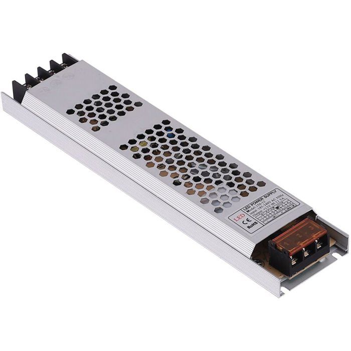 Transformateur LED 12V - MICH - 150W - Ultra-mince - IP20 - 12.5A - Tension constante