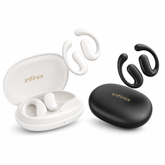 Écouteurs ouverts Bluetooth 6.0 - Infinix ZLOOP 4 Earphone - 25 h IP68 - noir