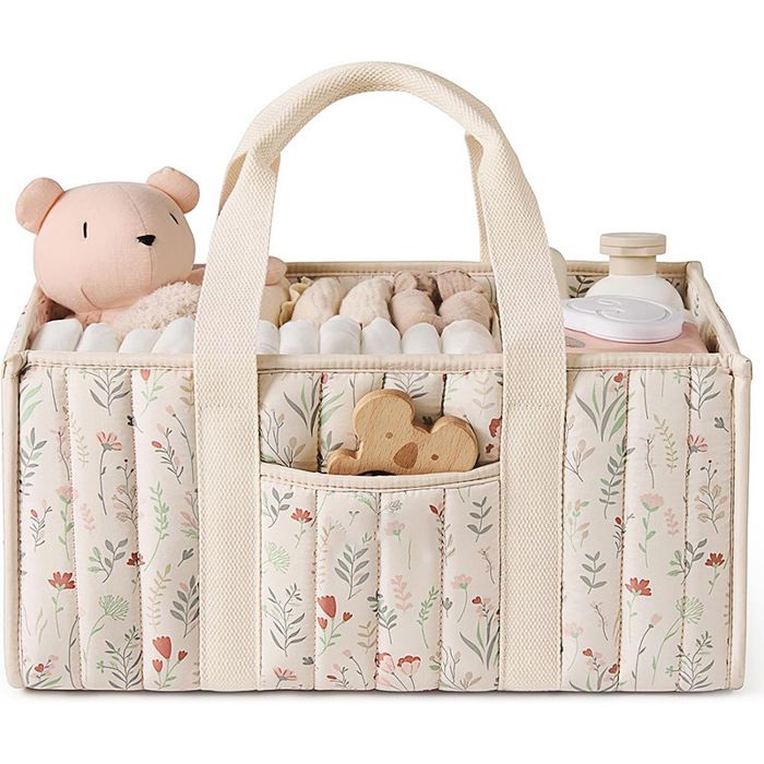 Panier Rangement Bébé – Organisateur Table à Langer Bébé Panier Table à Langer pour Couches Lingettes e PETIT MEUBLE DE RANGEMENT