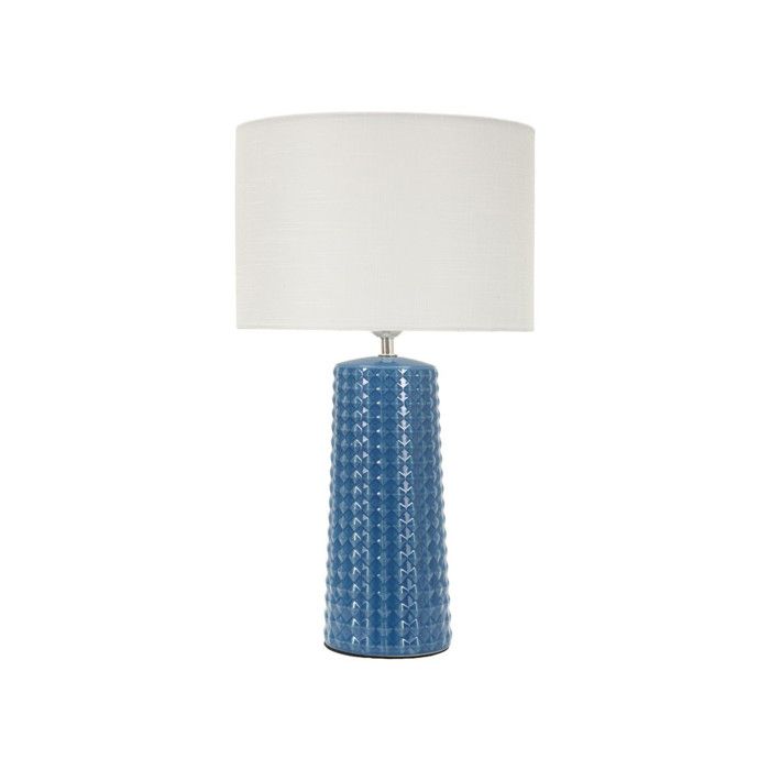 Lampe à Poser en Céramique Gliss 52cm Bleu
