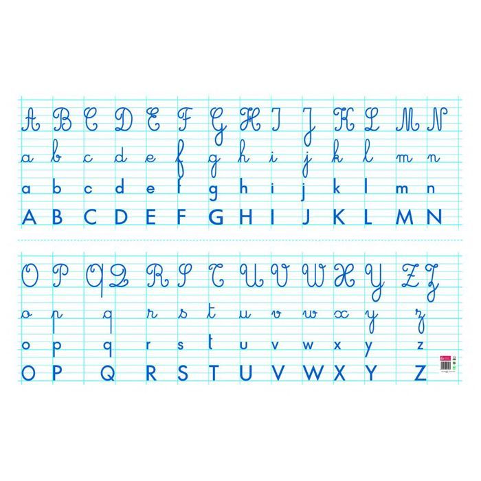 Tableau souple effaçable à sec - Alphabet - 80 x 120 cm