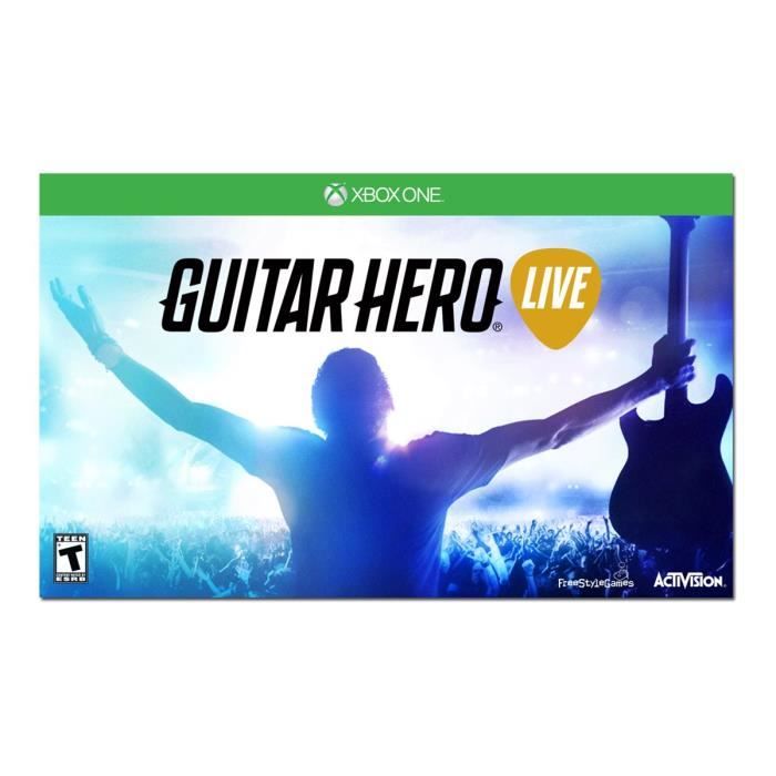 Acheter Jeu vidéo - Guitar Hero - Guitar Hero Live - Xbox One - Rythme - Edition Standard Reconditionné - 99,90 € Jeu vidéo - Guitar Hero - Guitar Hero Live - Xbox One - Rythme - Edition Standard Reconditionné - Activision reconditionné disponible sur Cdiscount Seconde Vie