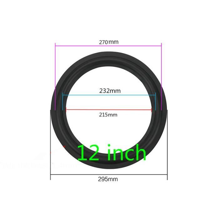 Kit 2 Haut-parleurs 163 Mm Avec Anneau En Caoutchouc - Trans Western Goods BNZ-G - Universel - Neuf