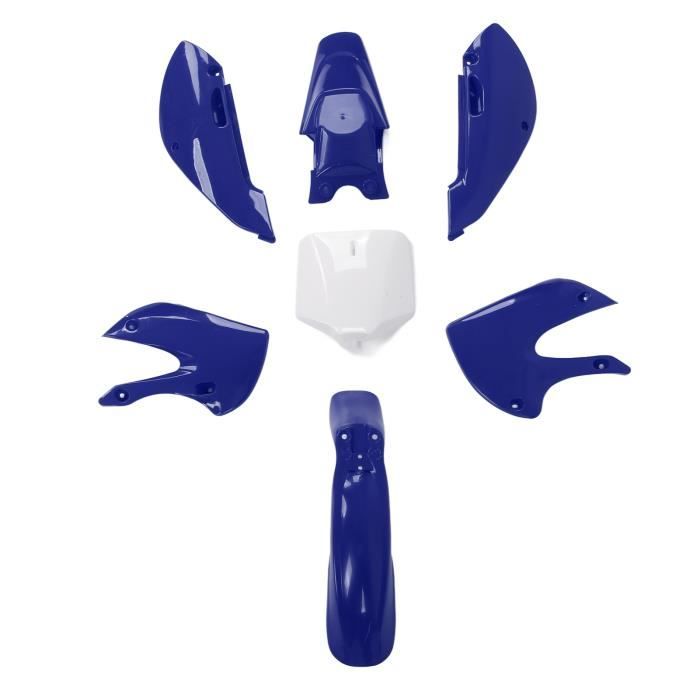 Ailes CRF70 Atomik Kit Carénage Plastique Bleu Pour Moto Pit Pro CRF70 125- 200cc Kit Carénage Moto