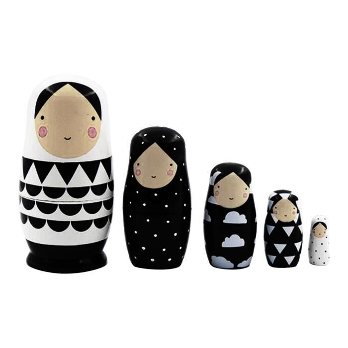 10x poupées gigognes russes Matryoshka poupée empilable ensemble de