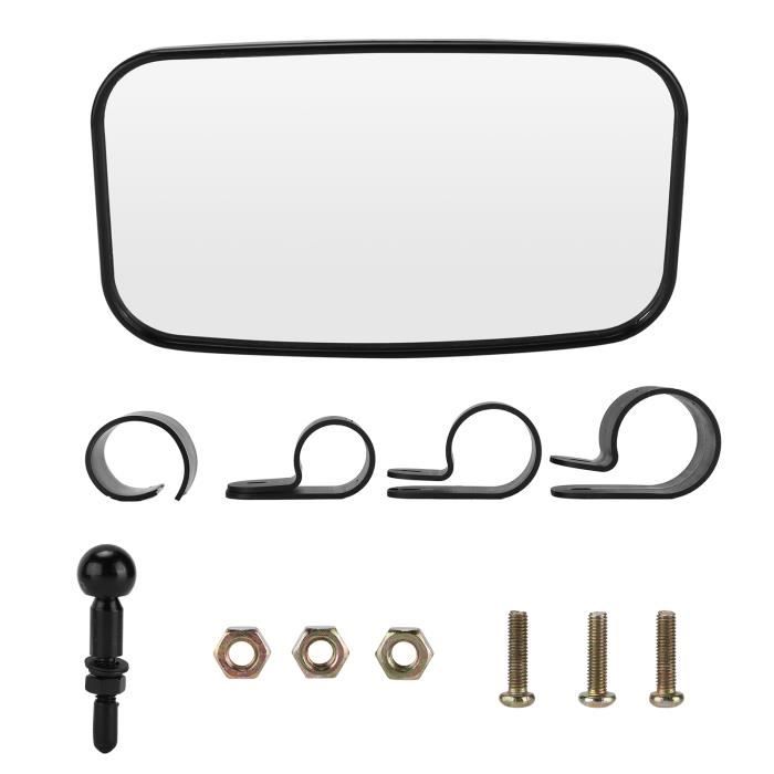 Rétroviseur marin réglable, miroir convexe pour ranger 500 570 1000 XP 900 XP S 17-21 pièces de bateau/yacht Rétroviseur marin réglable, miroir convexe pour ranger 500 570 1000 XP 900 XP S 17-21 pièces de bateau/yacht