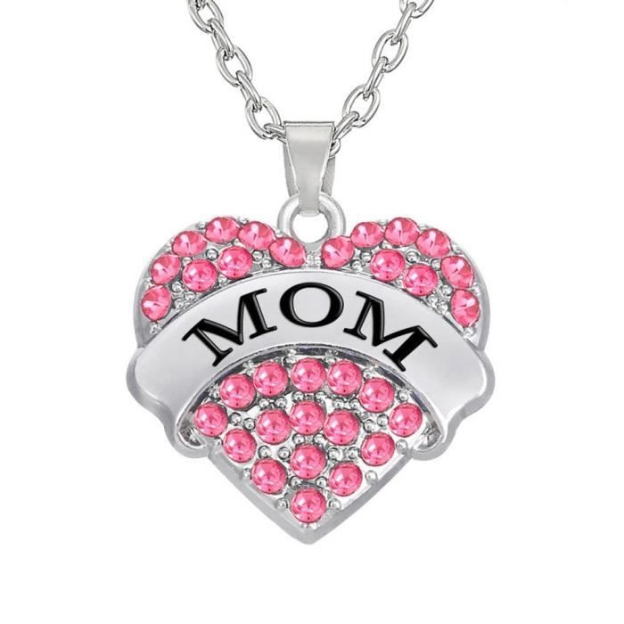 Pendentif Cœur Cristal Argent 925 – Charme Pour Bracelet Ou Collier – Cadeau Femme, Fille – Marque GNOCE