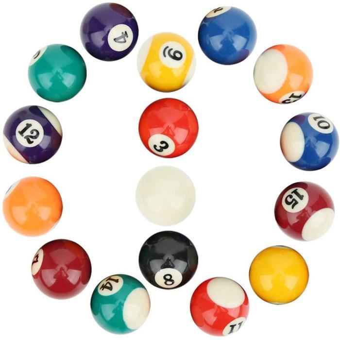 Boule De Billard 52,5 Mm En Résine – Précision, Résistance Aux Chocs, Idéale Pour Entraînement
