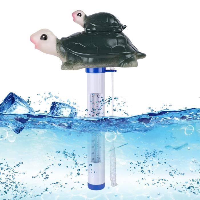 Thermomètre Flottant Pour Piscine & Spa | Sonde De Température Avec Cordon - Lecture Facile, Gamme -12°C à 49°C