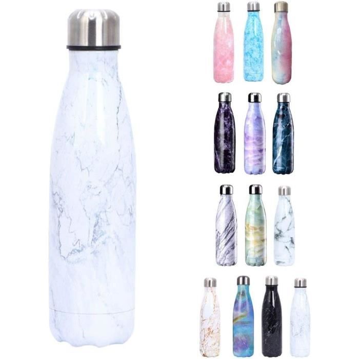 Gourde Isotherme Avec Compartiment Secret - Cachette Pour Argent, Clés - Acier Inoxydable 300/720 Ml