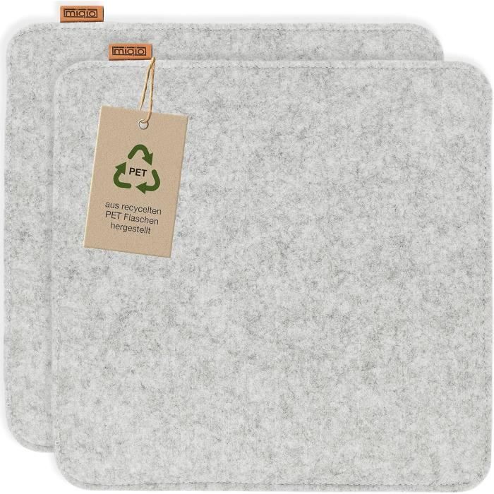 PATIKIL 8pcs Cache-Pieds De Chaise Rectangulaires Avec Tampon