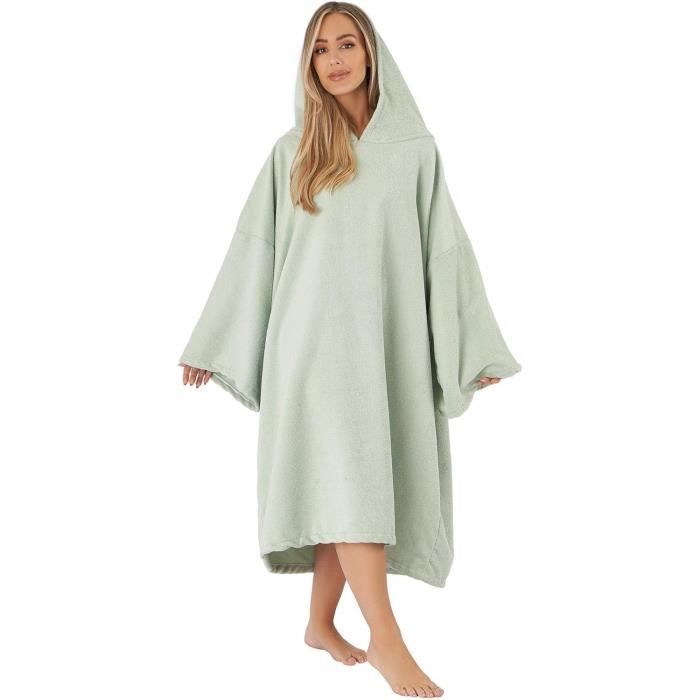 Poncho À Capuche Pour Adulte Grande Serviette De Bain, De Natation, De Surf  En Microfibre Absorbante À Séchage Rapide [u573] - Cdiscount Puériculture &  Eveil bébé