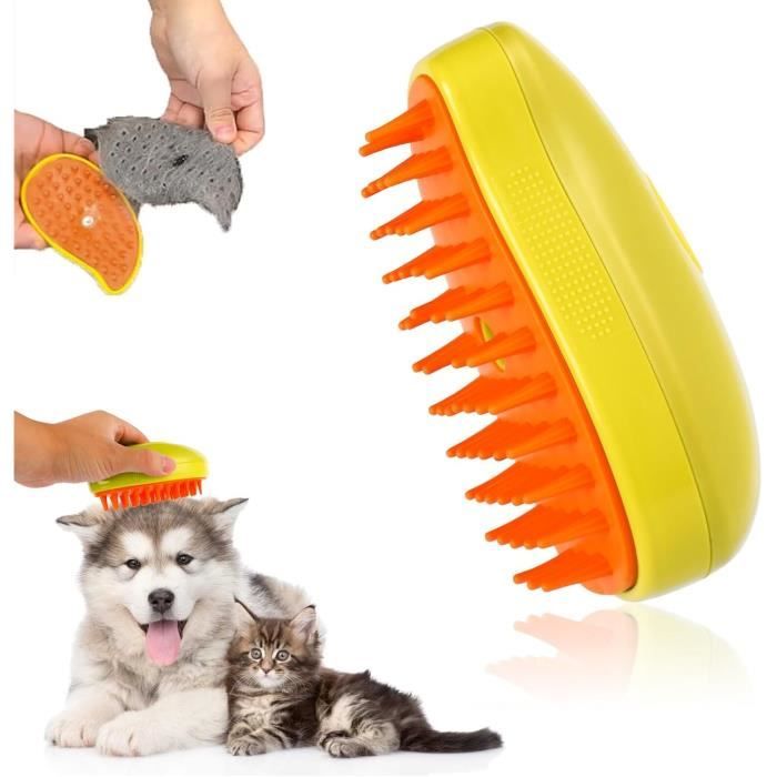 Peigne De Massage En Plastique Souple - Pour Cheval, Chien, Chat à Poils Longs - Toilettage Et Démêlage