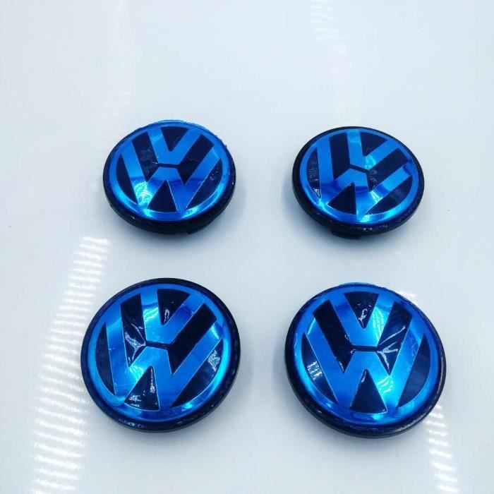 4 x centre de roue cache moyeu VW 70mm logo volkswagen emblème