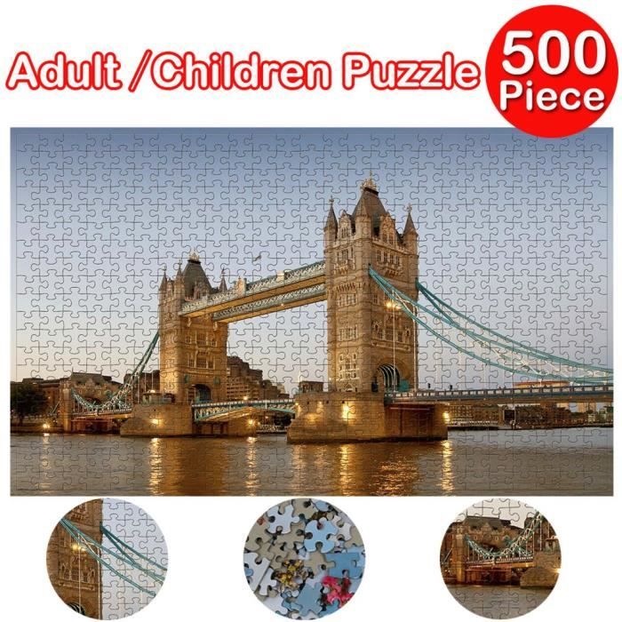 Puzzles pour adultes 500 pièces Grand jeu de puzzle Jouets intéressants