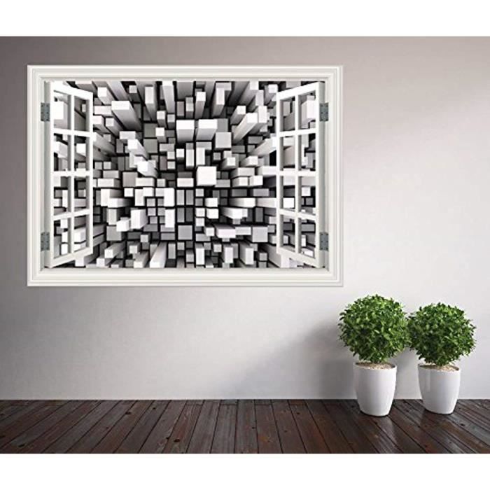 Téléchargement gratuit Images Mur Papier Peint Fenetre 3d Murale Abstraite Petit Bloc Noir Et dernière salutations