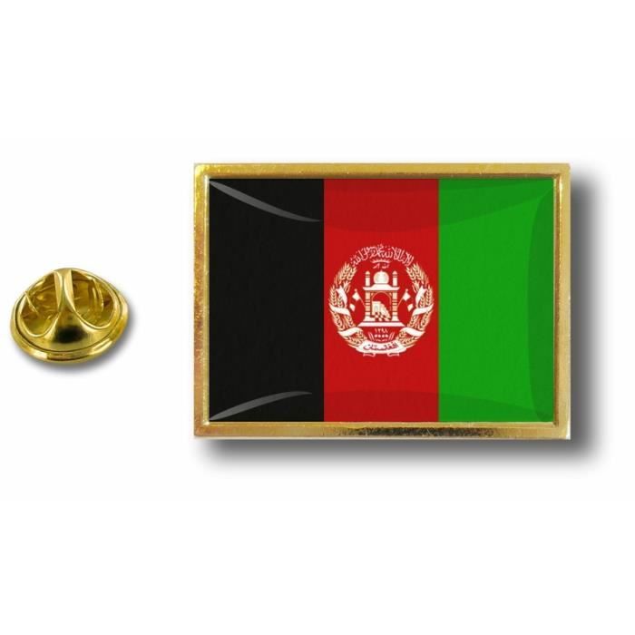 pins pin badge pin's metal  avec pince papillon drapeau afghanistan afghan 