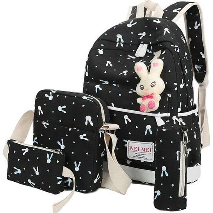 Sac En Toile Lapin Gris – Fourre-tout Moyen Occasion, Doublure Coton, Idéal Pour Le Quotidien