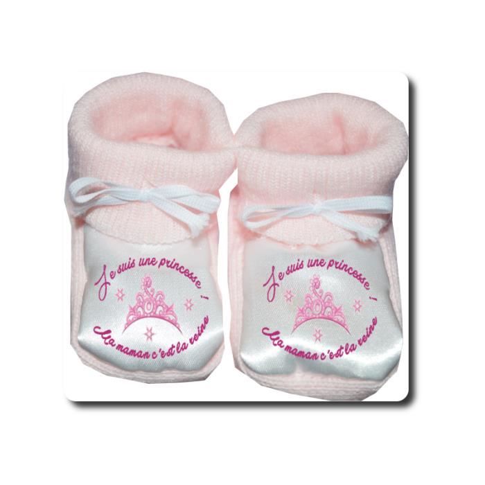 Chausson Pour Bebe Personnalise Princesse Maman Cest La Reine Cdiscount Chausson Pour Bebe Personnalise Princesse Maman Cest La Reine Cdiscount