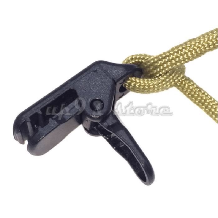 Lot 10 Clips Pince pour Bâche Auvent Tente Camping Outil de Serrage