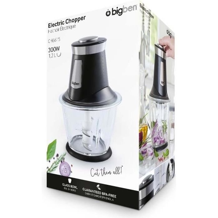 Hachoir /à Viande avec Lames pour Viande L/égumes Oignons Fruits XY-M Mini Hachoir Electrique,avec Bol en Acier Inoxydable 4L Multi-Hachoir /électrique 300W avec 2 Niveaux De Vitesse