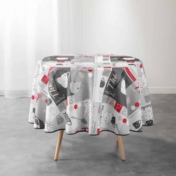 Nappe Ronde Antitache 180 Cm Gris Persane – Paris Prix, Neuve Avec étiquettes