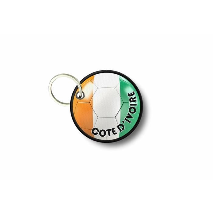 Porte-clés Brodé Patch France Sacré Cœur - Multicolore, Tissu, Fabrication Française