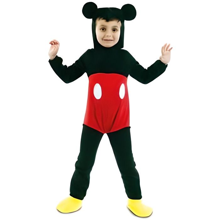Deguisement Souris Mickey 2 pièces enfant 5-6 ans (sans sur-chaussures) -  Cdiscount Informatique
